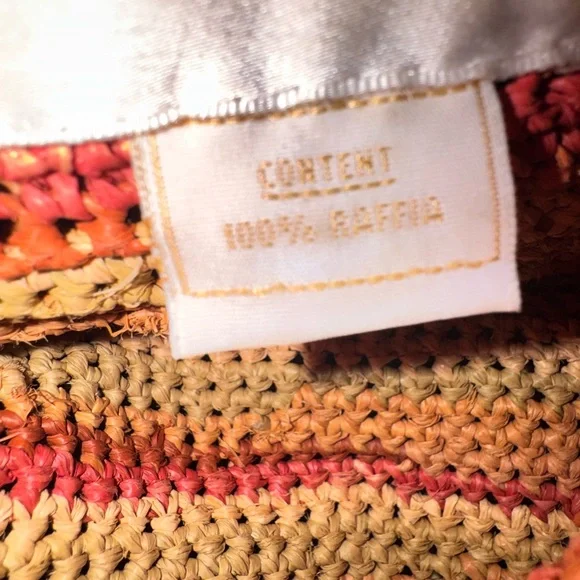 Helen Kaminski 100% Raffia Spiral Weave Shoulder Bag EUC - Picture 4 of 9